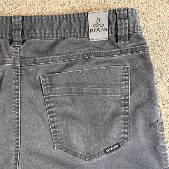 Prana Mens Bridger Jeans 34W 32L Slim Fit Stretch Color Mud - Picture 4 of 6